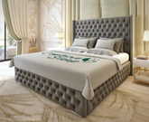 Sephora Chesterfield Wingback Bed Frame