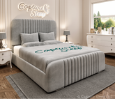 Atlas Linear Bed Frame with Curved Headboard