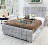 Cube Upholstered Bed Frame