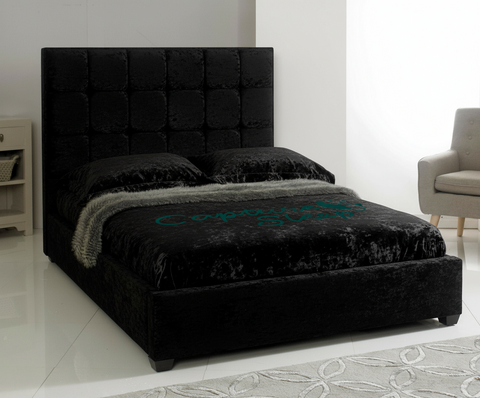 Cube Upholstered Bed Frame