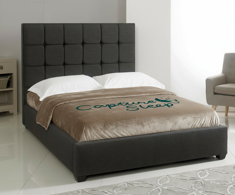 Cube Upholstered Bed Frame