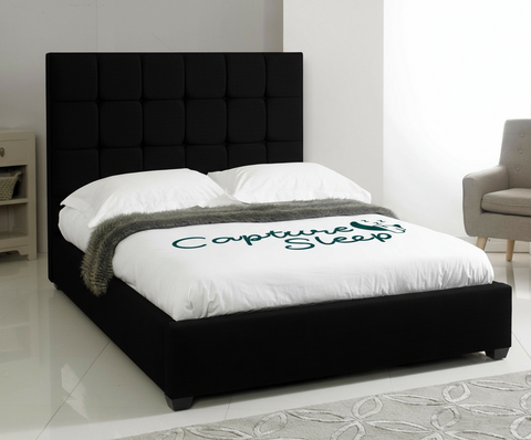 Cube Upholstered Bed Frame
