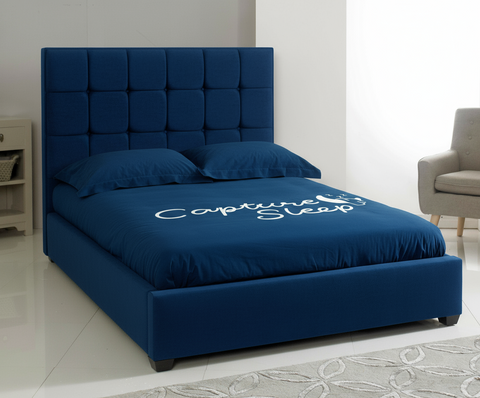Cube Upholstered Bed Frame