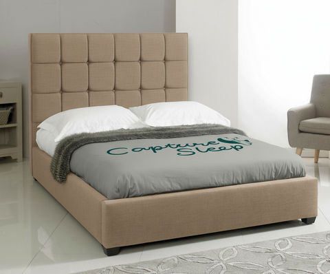 Cube Upholstered Bed Frame
