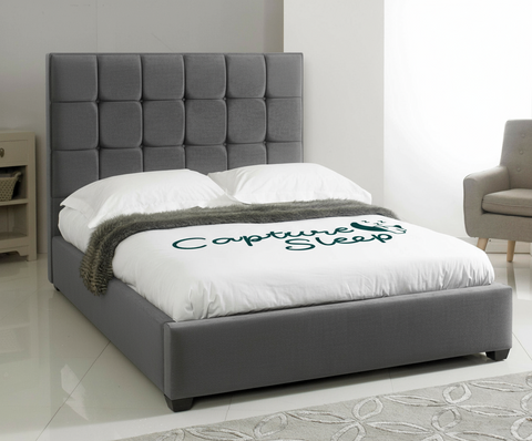 Cube Upholstered Bed Frame