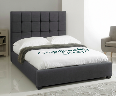 Cube Upholstered Bed Frame