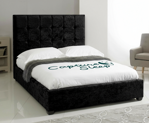 Cube Upholstered Bed Frame