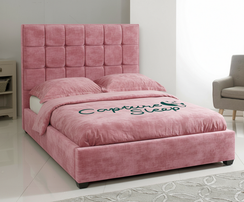 Cube Upholstered Bed Frame