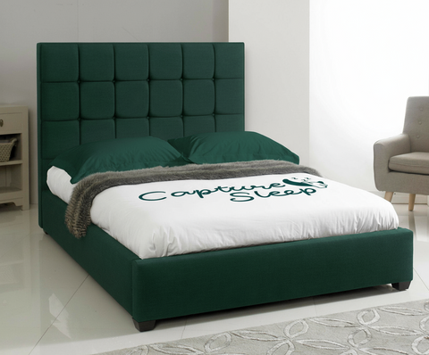 Cube Upholstered Bed Frame