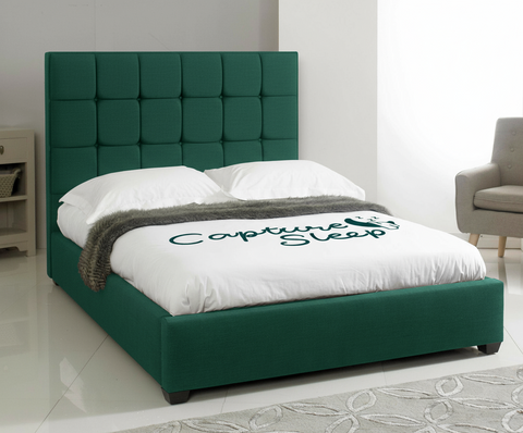Cube Upholstered Bed Frame