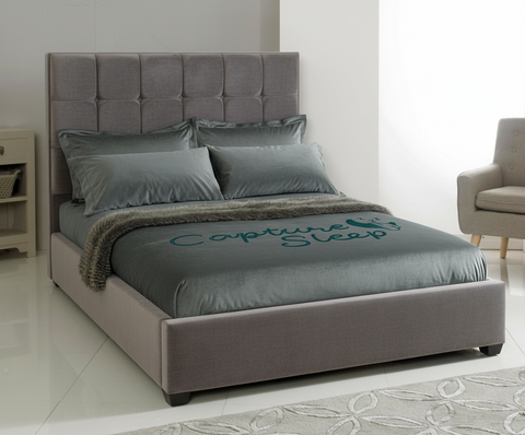 Cube Upholstered Bed Frame