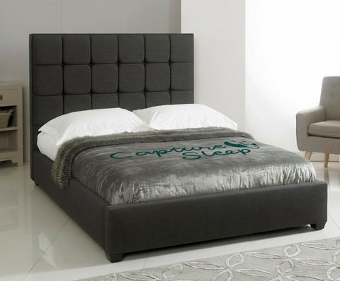 Cube Upholstered Bed Frame
