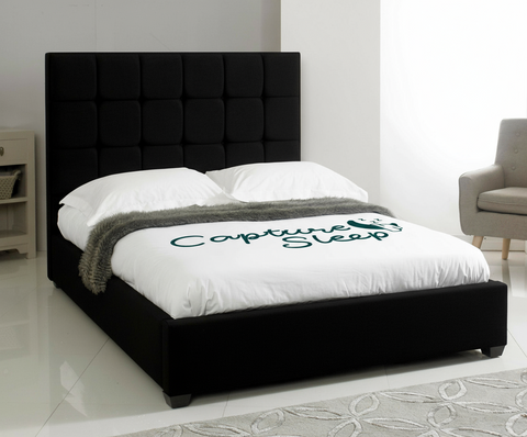 Cube Upholstered Bed Frame
