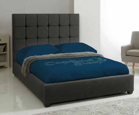 Cube Upholstered Bed Frame