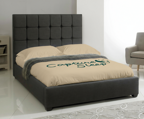 Cube Upholstered Bed Frame