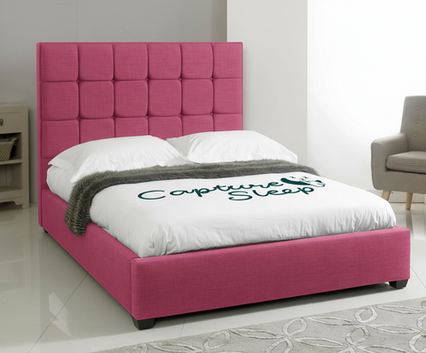 Cube Upholstered Bed Frame