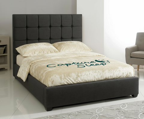Cube Upholstered Bed Frame