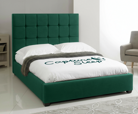 Cube Upholstered Bed Frame