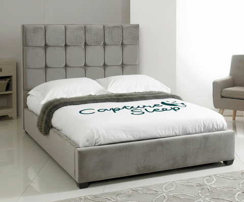 Cube Upholstered Bed Frame