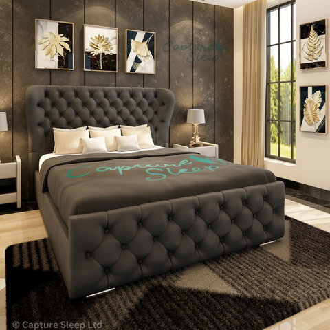 Oxford Wingback Bed Frame