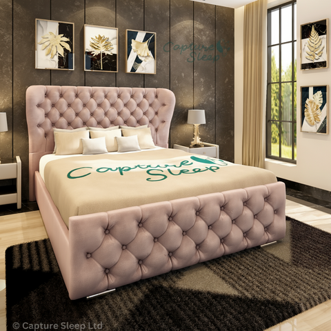 Oxford Wingback Bed Frame
