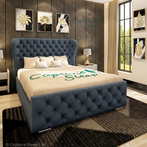 Oxford Wingback Bed Frame