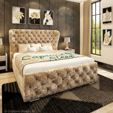 Oxford Wingback Bed Frame