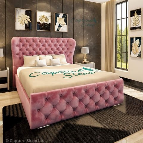 Oxford Wingback Bed Frame