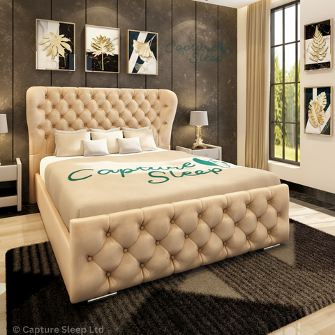 Oxford Wingback Bed Frame
