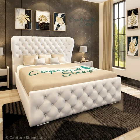 Oxford Wingback Bed Frame
