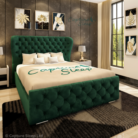 Oxford Wingback Bed Frame