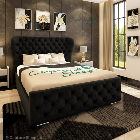 Oxford Wingback Bed Frame