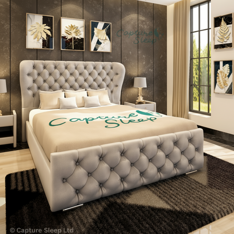 Oxford Wingback Bed Frame