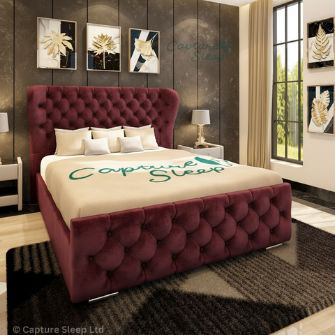Oxford Wingback Bed Frame