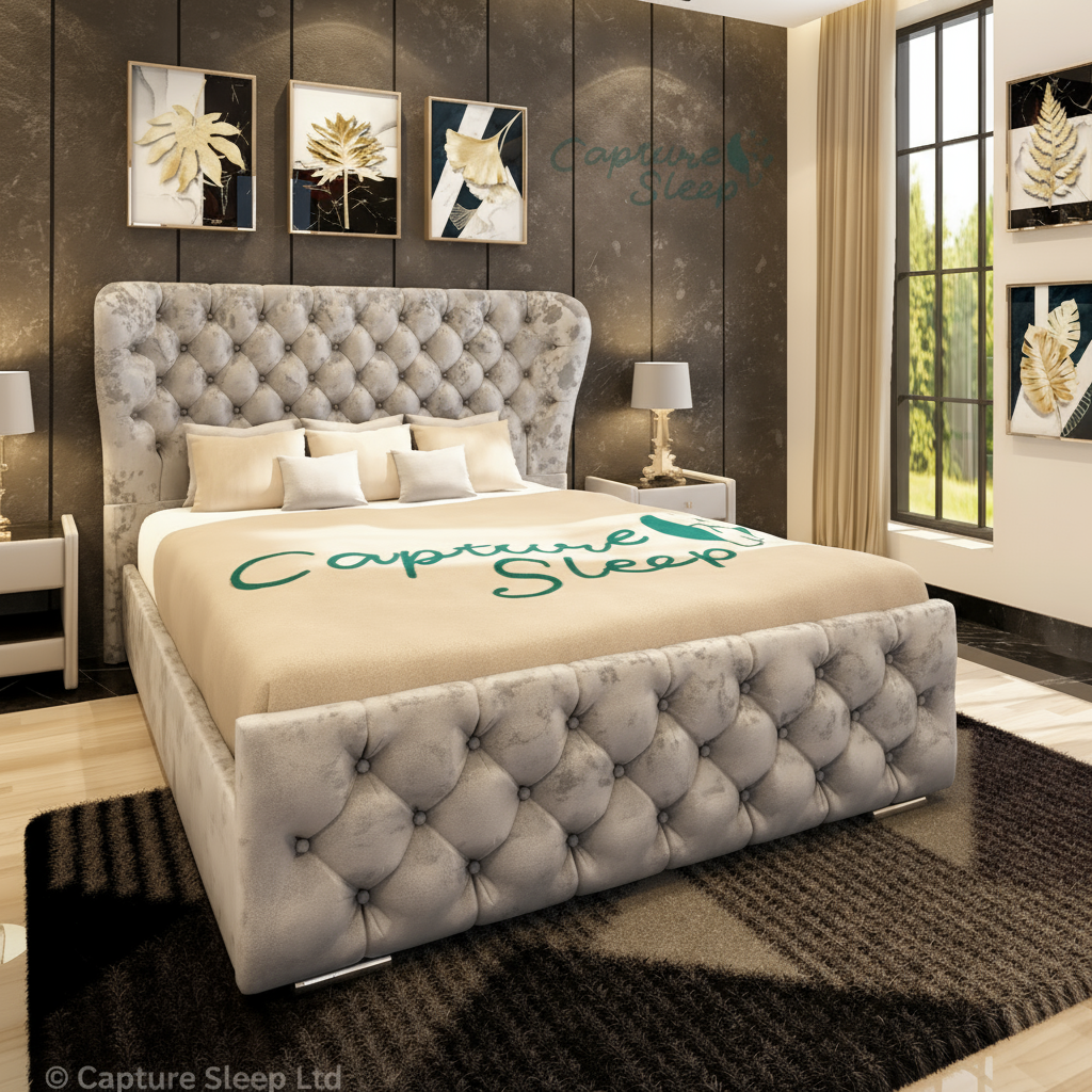 Oxford Wingback Bed Frame