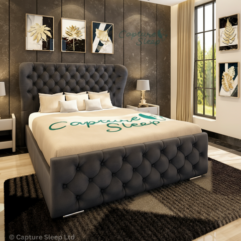 Oxford Wingback Bed Frame