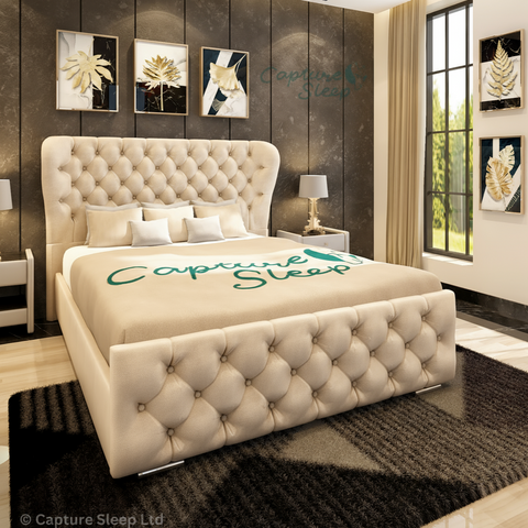Oxford Wingback Bed Frame