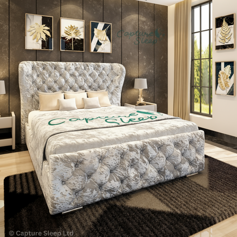 Oxford Wingback Bed Frame