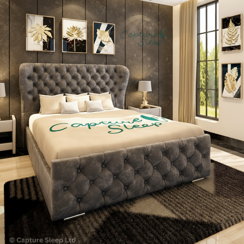 Oxford Wingback Bed Frame