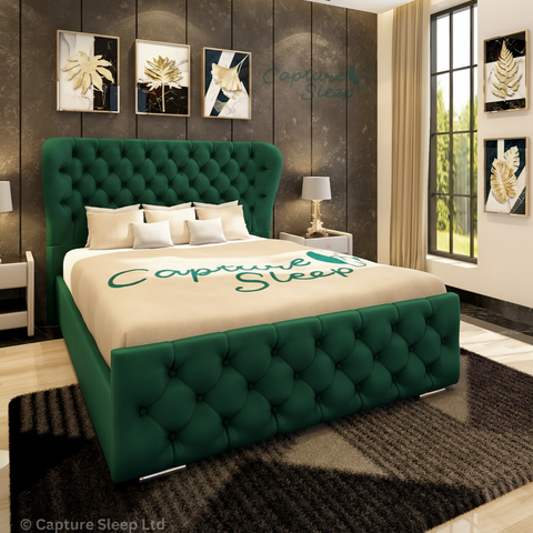 Oxford Wingback Bed Frame