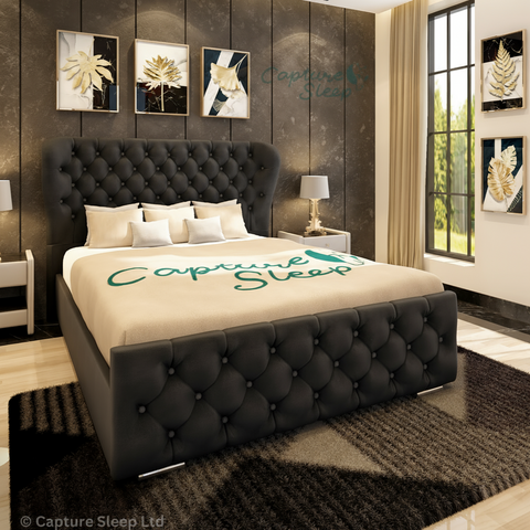 Oxford Wingback Bed Frame