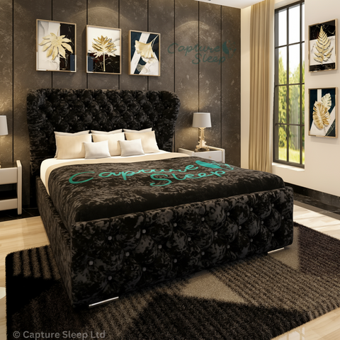 Oxford Wingback Bed Frame