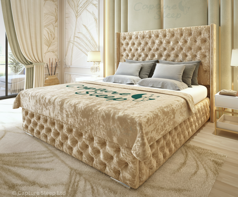 Sephora Chesterfield Wingback Bed Frame