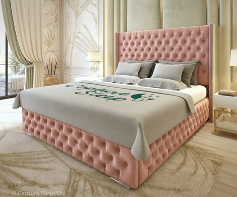 Sephora Chesterfield Wingback Bed Frame