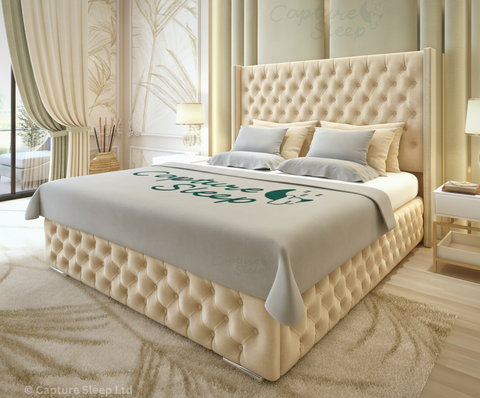 Sephora Chesterfield Wingback Bed Frame