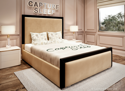 Alana Bed Frame with Black Border