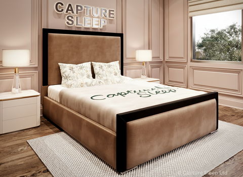 Alana Bed Frame with Black Border