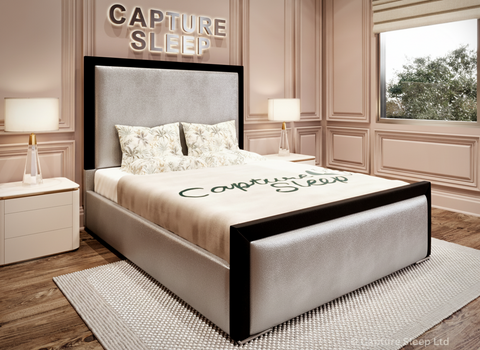 Alana Bed Frame with Black Border