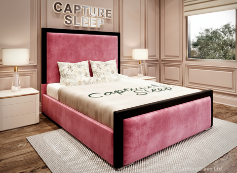 Alana Bed Frame with Black Border