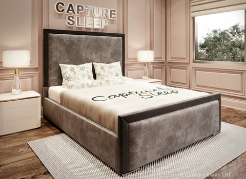 Alana Bed Frame with Black Border